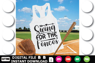 Swing For The Fences SVG Shahin alam 