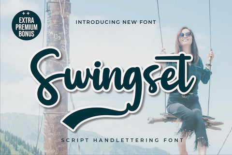 Swingset Font twinletter 