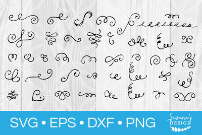 Swirl Element Bundle SVG SavanasDesign 