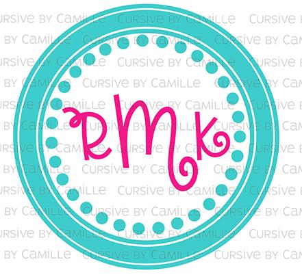 Swirl Monogram Alphabet - So Fontsy