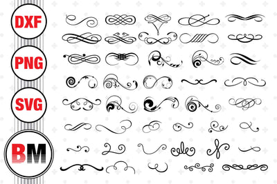 Swirl SVG, PNG, DXF Files SVG BMDesign 