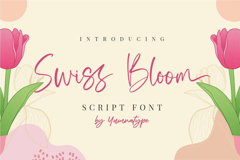Swiss Bloom Font yumnatype 