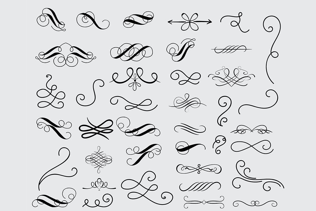 Swoosh & Swirls Svg Bundle - So Fontsy