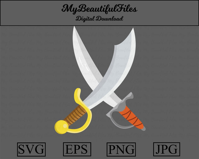 sword - pirates SVG MyBeautifulFiles 