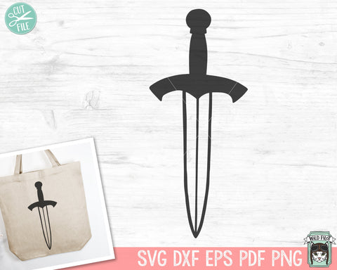 Sword SVG, Sword png, Tattoo svg, Sword Clipart, Fantasy svg, Tattoo Clipart, Mystical svg, Sword Vector, Tattoo Vector, Sword Clip Art SVG Wild Pilot 