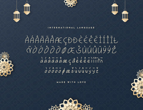 Syahrul Mubarok Calligraphy Font Font inferno.studio3 