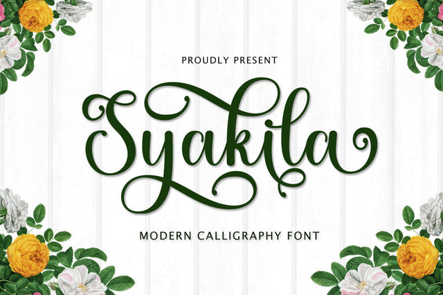 Syakila Script Font muhammadzeky 