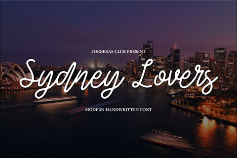 Sydney Lovers Font Forberas 