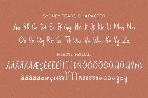 Sydney Tears - Stylish Signature Font Font Allouse.Studio 
