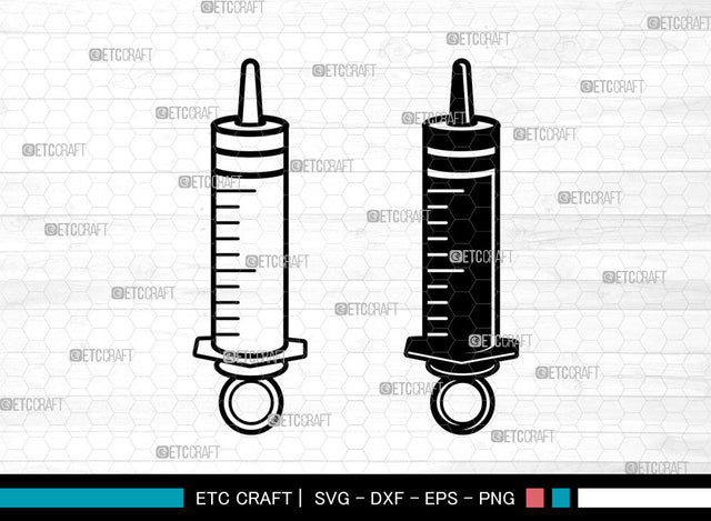 Syringe SVG, Vaccination Syringe Svg, Covid Vaccine Svg, Injection Svg, Medical Svg, Syringe Svg SVG ETC Craft 