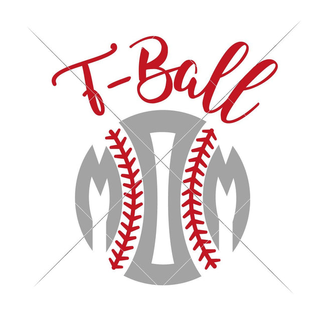 T-Ball Mom SVG Chameleon Cuttables 