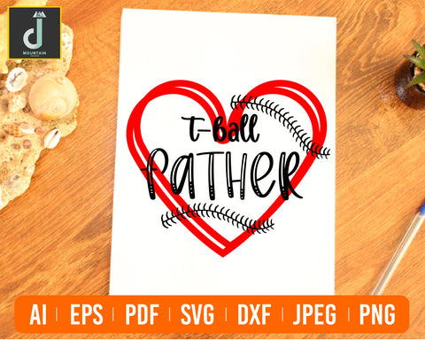 T-Ball Shirt Svg, svg files for Cricut SVG Alihossainbd 