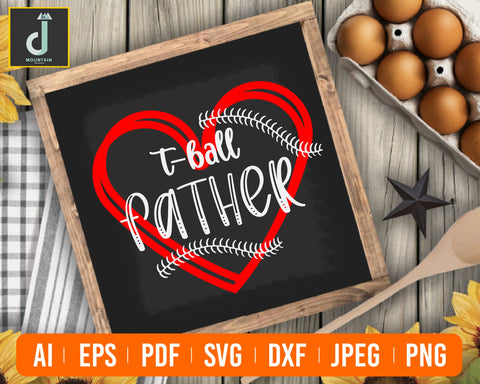 T-Ball Shirt Svg, svg files for Cricut SVG Alihossainbd 