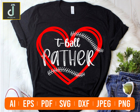 T-Ball Shirt Svg, svg files for Cricut SVG Alihossainbd 