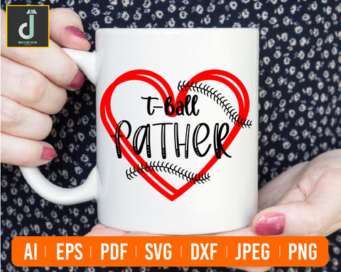 T-Ball Shirt Svg, svg files for Cricut SVG Alihossainbd 
