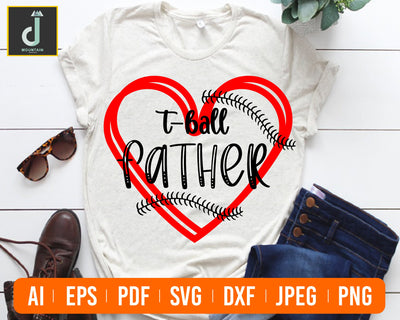 T-Ball Shirt Svg, svg files for Cricut SVG Alihossainbd 