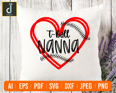 T-ball SVG, T-ball cut files, T-Ball Shirt Svg, svg files for Cricut SVG Alihossainbd 