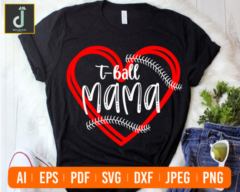 T-ball SVG, T-ball cut files, T-Ball Shirt Svg, svg files for Cricut SVG Alihossainbd 