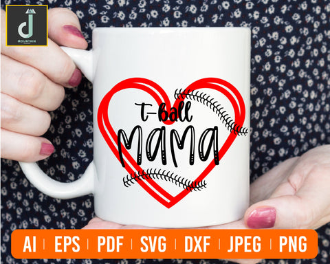 T-ball SVG, T-ball cut files, T-Ball Shirt Svg, svg files for Cricut SVG Alihossainbd 