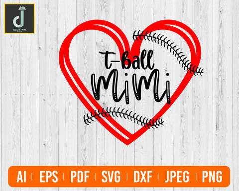 T-ball SVG, T-ball cut files, T-Ball Shirt Svg, svg files for Cricut SVG Alihossainbd 