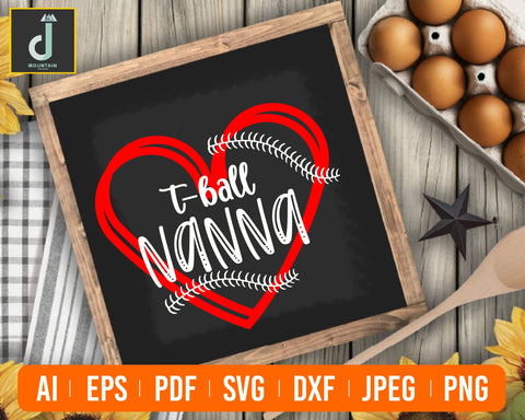 T-ball SVG, T-ball cut files, T-Ball Shirt Svg, svg files for Cricut SVG Alihossainbd 