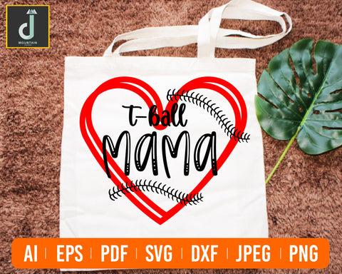 T-ball SVG, T-ball cut files, T-Ball Shirt Svg, svg files for Cricut SVG Alihossainbd 