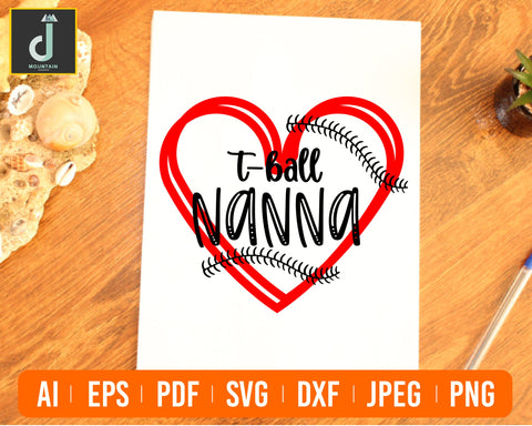 T-ball SVG, T-ball cut files, T-Ball Shirt Svg, svg files for Cricut SVG Alihossainbd 