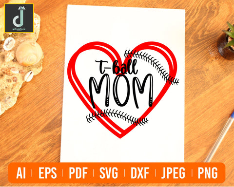 T-ball SVG, T-ball cut files, T-Ball Shirt Svg, svg files for Cricut SVG Alihossainbd 