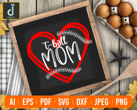 T-ball SVG, T-ball cut files, T-Ball Shirt Svg, svg files for Cricut SVG Alihossainbd 