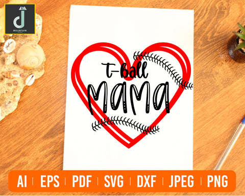 T-ball SVG, T-ball cut files, T-Ball Shirt Svg, svg files for Cricut SVG Alihossainbd 