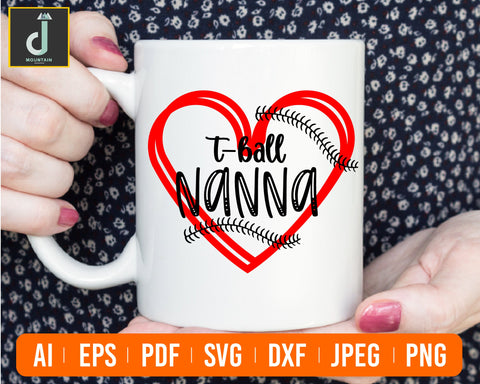 T-ball SVG, T-ball cut files, T-Ball Shirt Svg, svg files for Cricut SVG Alihossainbd 