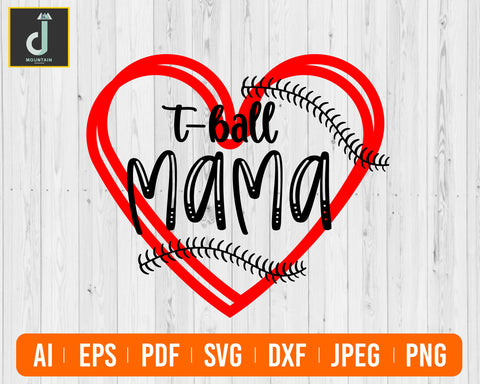 T-ball SVG, T-ball cut files, T-Ball Shirt Svg, svg files for Cricut SVG Alihossainbd 