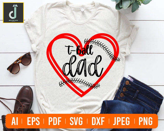 T-ball SVG, T-ball cut files, T-Ball Shirt Svg, svg files for Cricut SVG Alihossainbd 