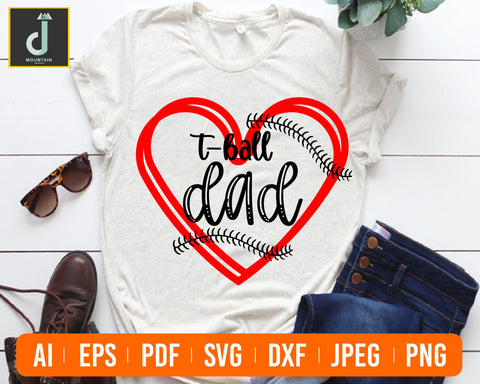 T-ball SVG, T-ball cut files, T-Ball Shirt Svg, svg files for Cricut SVG Alihossainbd 