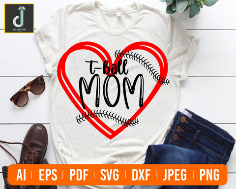 T-ball SVG, T-ball cut files, T-Ball Shirt Svg, svg files for Cricut SVG Alihossainbd 