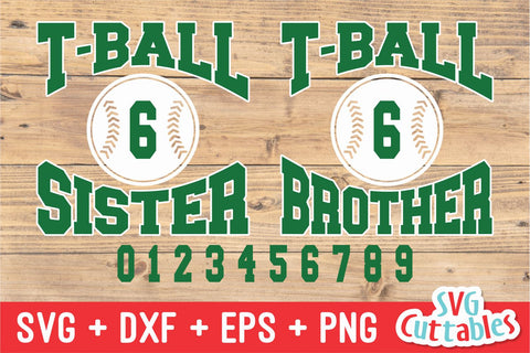 T-Ball svg, Tball svg, T-ball Sister svg, T-ball Brother, T-ball Team, svg, eps, dxf, Silhouette, Cricut Cut File, Digital Download SVG Svg Cuttables 