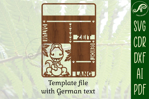 T Rex Baby stats, Birth plaque, announcement sign SVG cut file SVG APInspireddesigns 