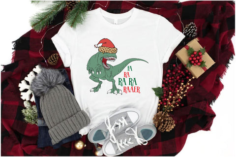 T-Rex Christmas Sublimation Sublimation Jagonath Roy 