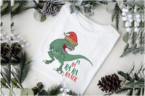 T-Rex Christmas Sublimation Sublimation Jagonath Roy 