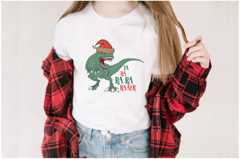T-Rex Christmas Sublimation Sublimation Jagonath Roy 