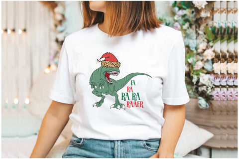 T-Rex Christmas Sublimation Sublimation Jagonath Roy 
