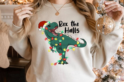 T-Rex Christmas Sublimation Sublimation LAM HOANG THUY 