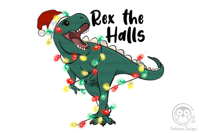 T-Rex Christmas Sublimation Sublimation LAM HOANG THUY 