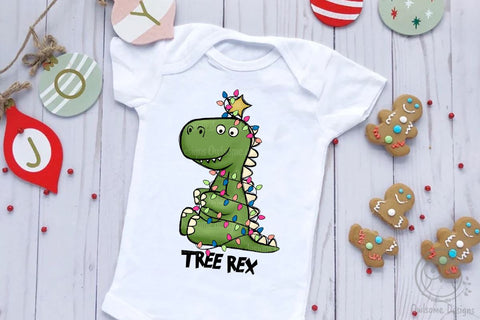 T-rex Christmas Sublimation Sublimation LAM HOANG THUY 