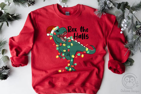 T-Rex Christmas Sublimation Sublimation LAM HOANG THUY 