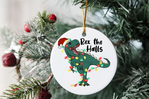 T-Rex Christmas Sublimation Sublimation LAM HOANG THUY 