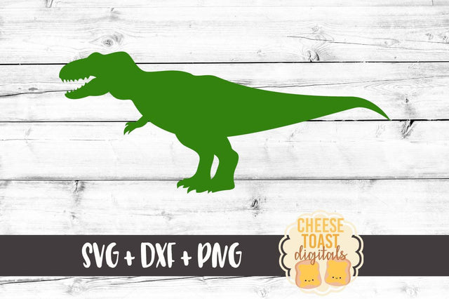 T-Rex Silhouette SVG Cheese Toast Digitals 