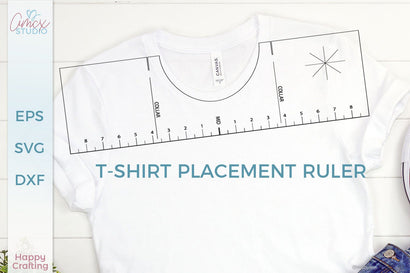 T-Shirt Placement Ruler SVG AMCX Studio 