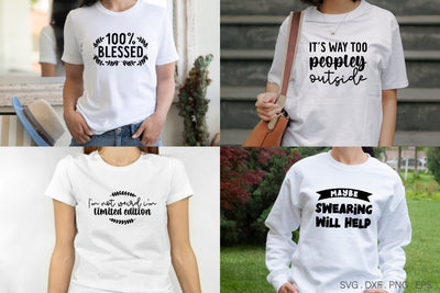 T Shirt Quote Bundle | Quotes SVG Cut Files SVG Illuztrate 