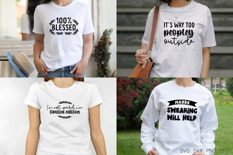 T Shirt Quote Bundle | Quotes SVG Cut Files SVG Illuztrate 